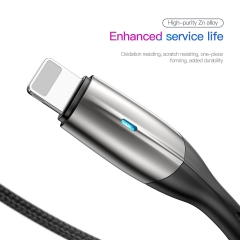 Baseus Data Cable(With An Indicator Lamp)USB For iPhone 2.4A 1M